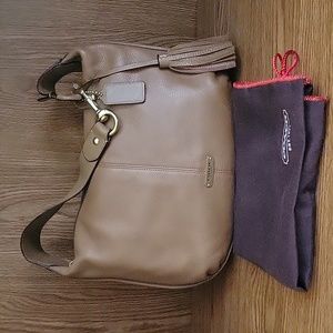Coach Avery Hobo Saddle Tan Leather Vintage